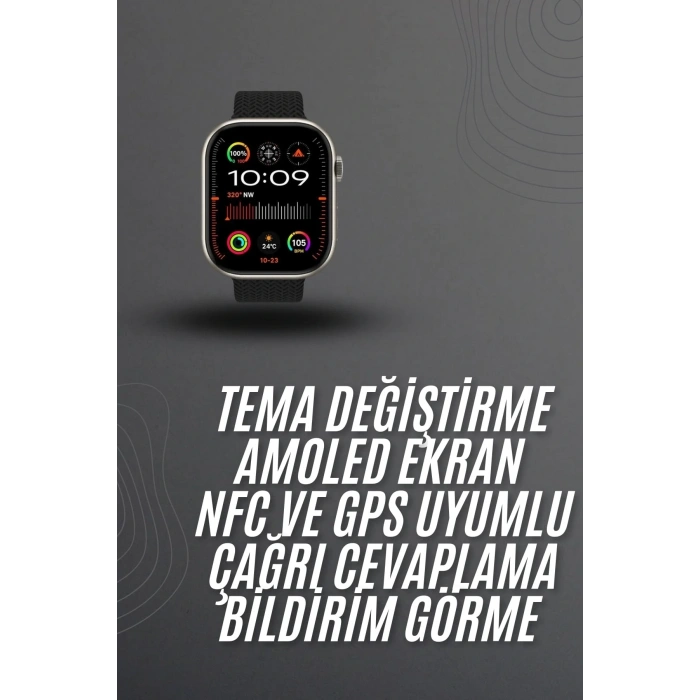 LitaeTrend Akıllı saat 2.02 inch Nabız Ölçer Arama Konuşma Müzik Dinleme