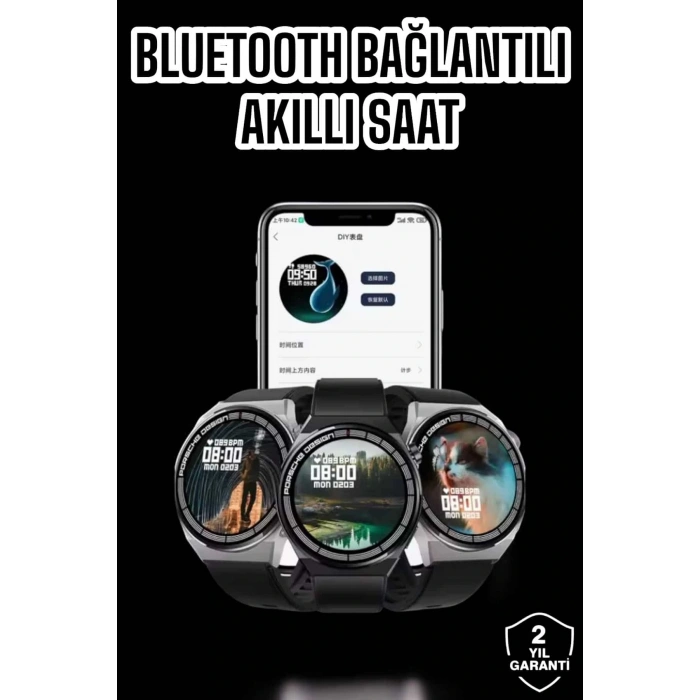 LitaeTrend Akıllı Saat GPS VE NFC Özelliği Sesli Görüşme Dokunmstik Ekran