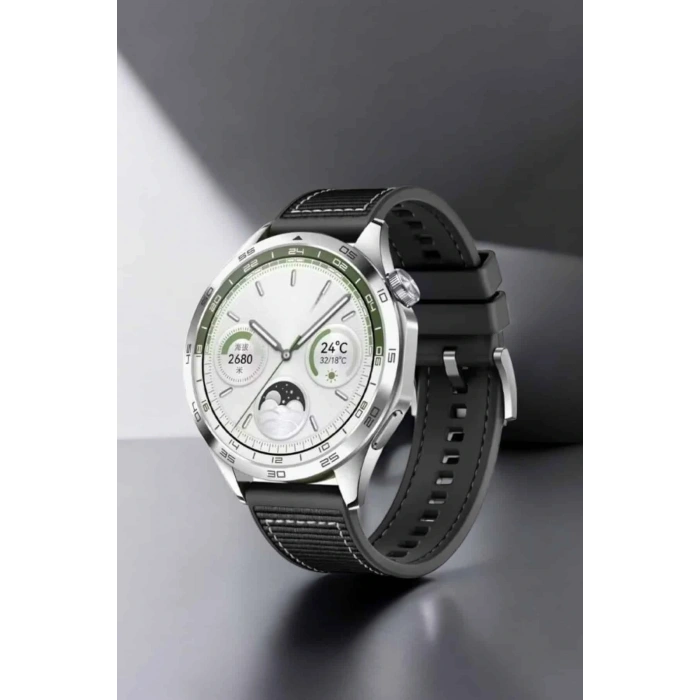 LitaeTrend Akıllı Saat Metal Kordonlu GPS ve NFC Uyumlu Arama Cevaplayan