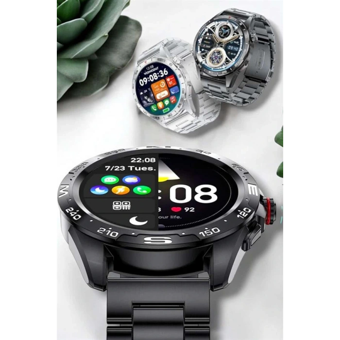 LitaeTrend Akıllı Saat Sağlık ve Fitness Takibi Bluetooth Bağlantılı Dokunmatik Ekran