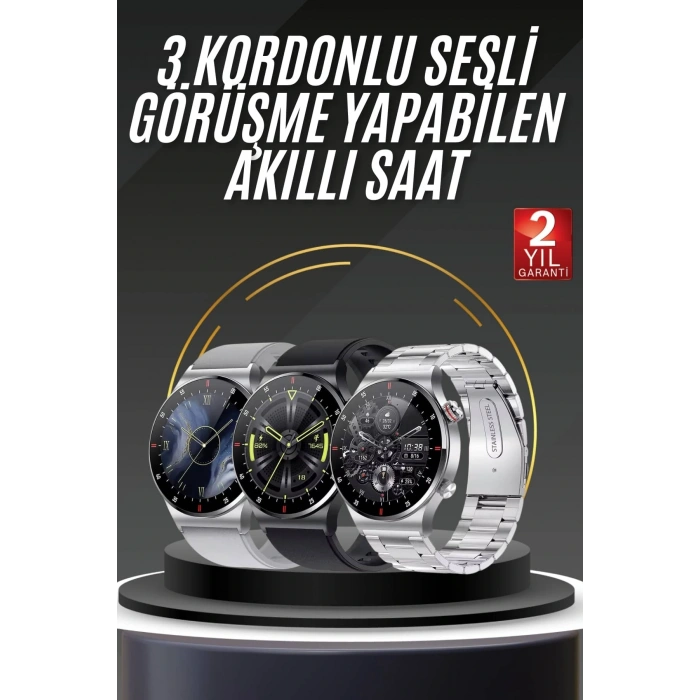 LitaeTrend Akıllı Saat Uyku ve Sağlık Takibi NFC Uyumlu Bluetoooth Bağlantılı Android İOS Uyumlu