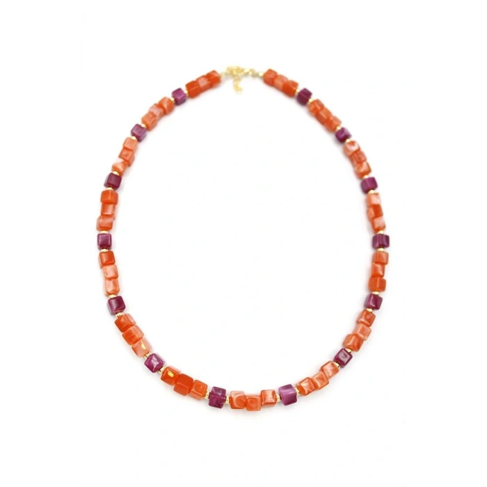 HERŞEYTREND Akrilik Kolye - Turuncu