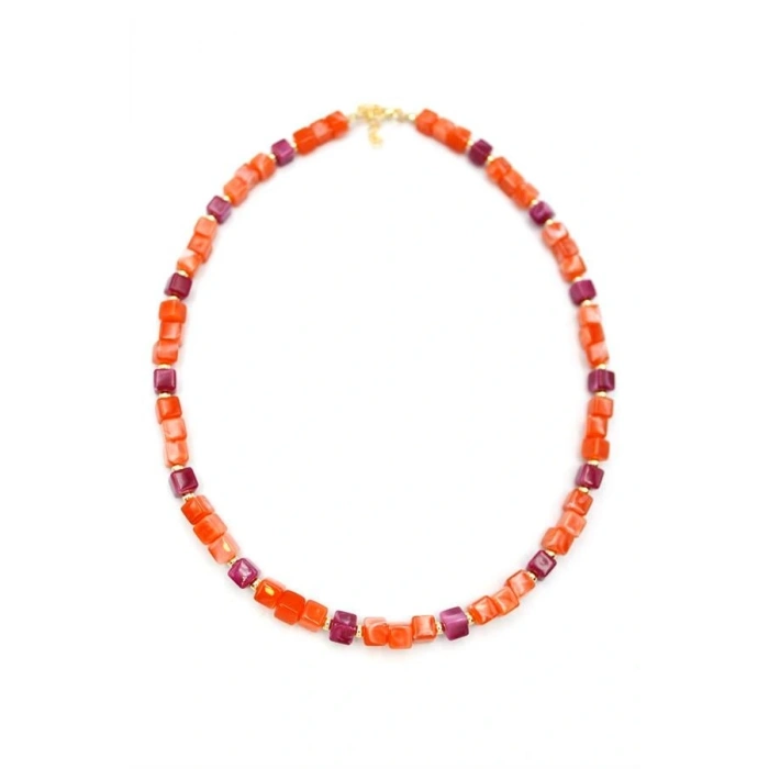 HERŞEYTREND Akrilik Kolye - Turuncu