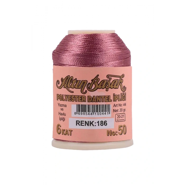 LitaeTrend Altınbaşak Oya ve Dantel İpi 20 gr - Royaleks - No: 186