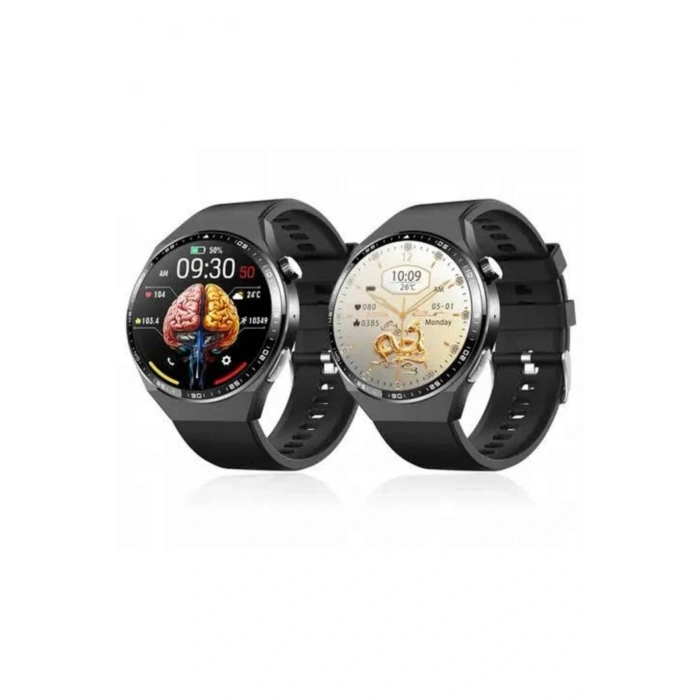 LitaeTrend Amoled Ekran Akıllı Saat Üç Kordonlu İOS Android Uyumlu