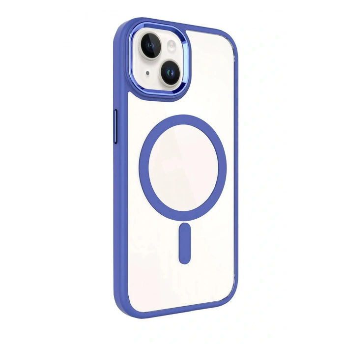 LitaeTrend Apple iPhone 14 Terea Magsafe Kapak - Mavi