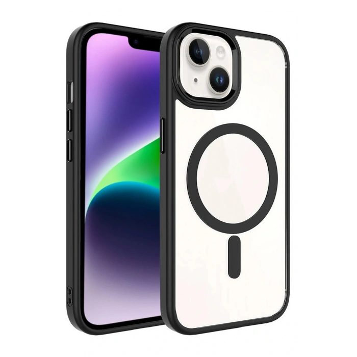 LitaeTrend Apple iPhone 14 Terea Magsafe Kapak - Siyah