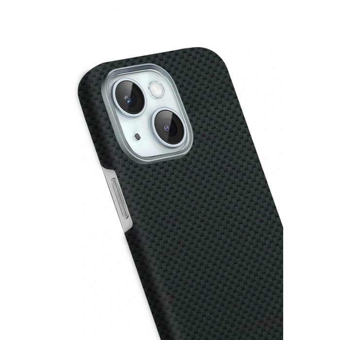 LitaeTrend Apple iPhone 14 Volt Magsafe Kapak - Siyah