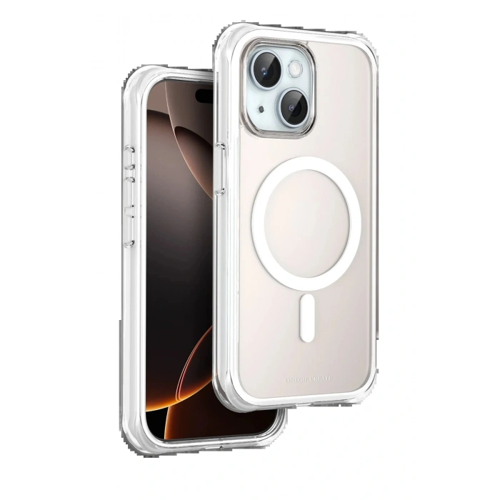 LitaeTrend Apple iPhone 15 Hulk Magsafe Kapak - Beyaz