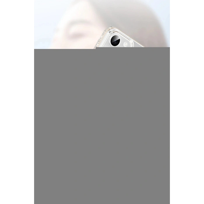 LitaeTrend Apple iPhone 15 Pro Max Move Taşlı Magsafe Kapak - Pembe