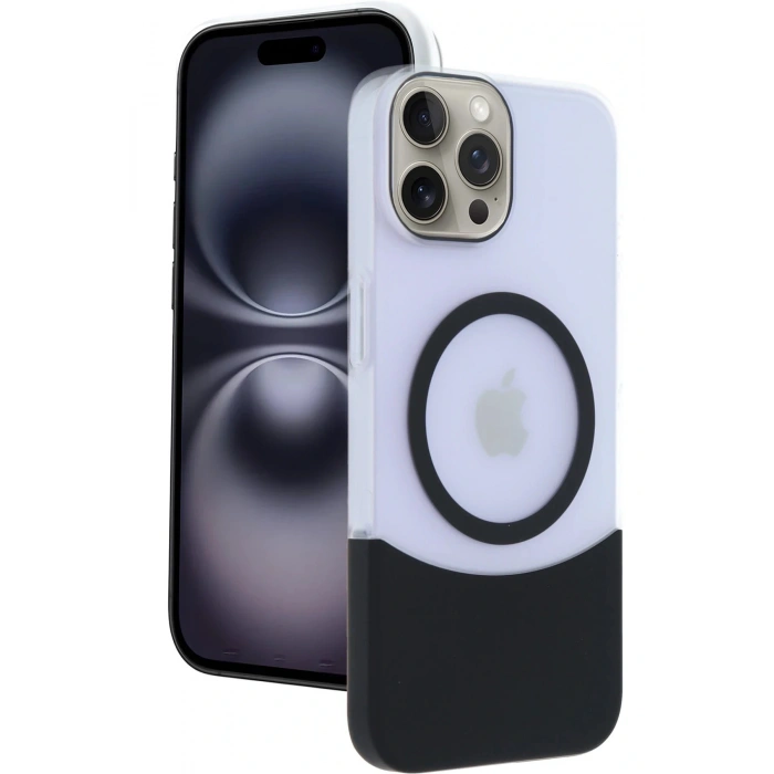 LitaeTrend Apple iPhone 15 Pro Max Velar Magsafe Kapak - Siyah