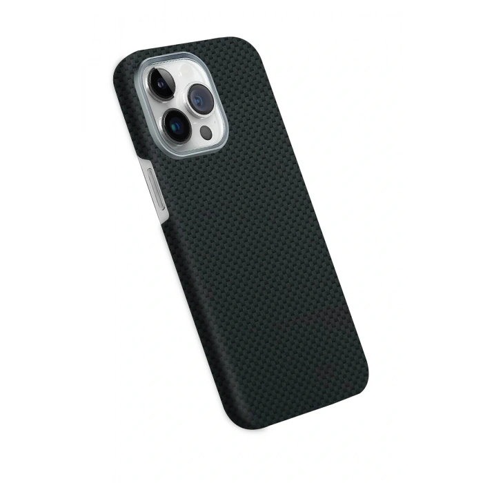 LitaeTrend Apple iPhone 15 Pro Max Volt Magsafe Kapak - Siyah 2