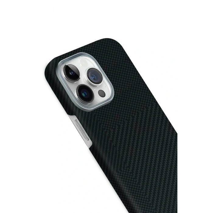 LitaeTrend Apple iPhone 15 Pro Max Volt Magsafe Kapak - Siyah