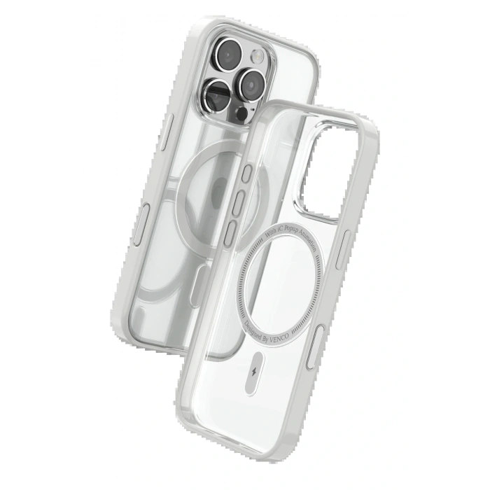 LitaeTrend Apple iPhone 16 Pro Joly Magsafe Kapak - Beyaz