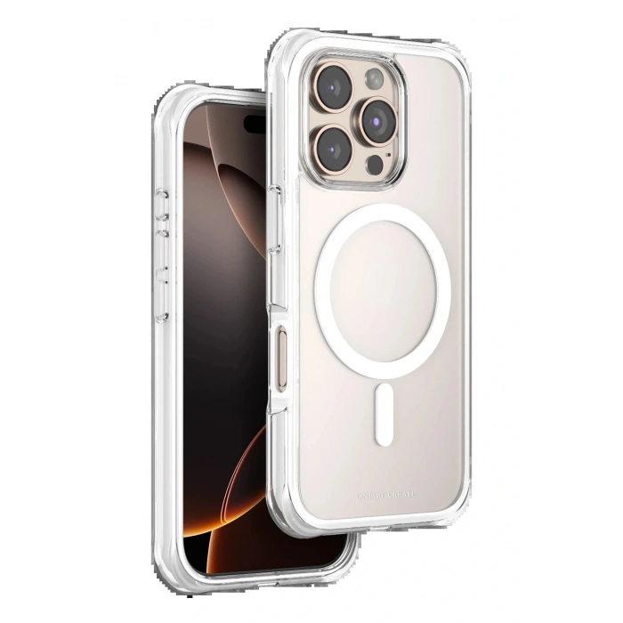 LitaeTrend Apple iPhone 16 Pro Max Hulk Magsafe Kapak - Beyaz