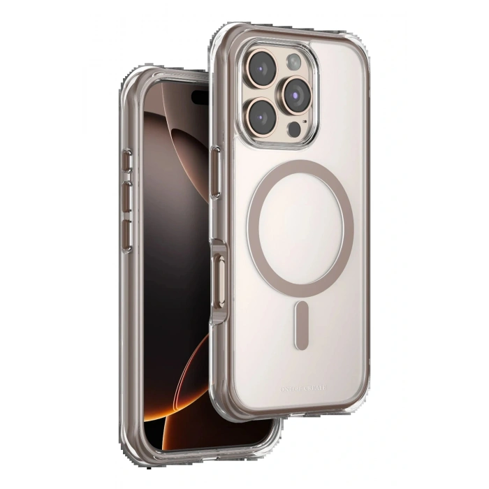 LitaeTrend Apple iPhone 16 Pro Max Hulk Magsafe Kapak - Çöl Titanyum