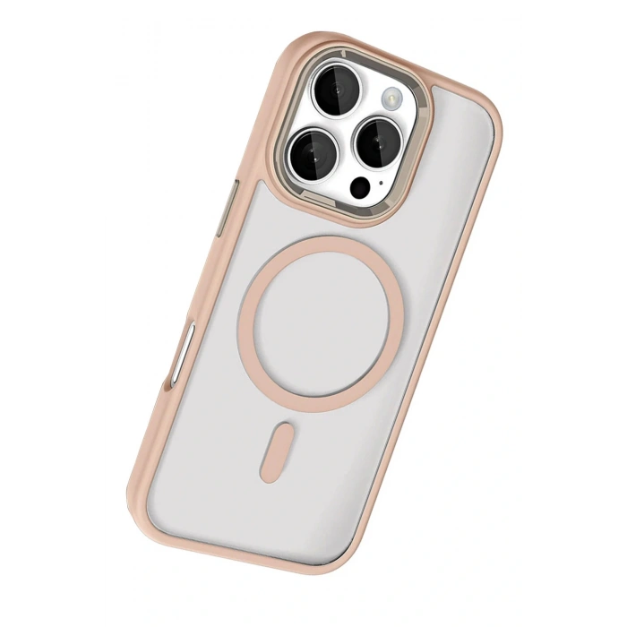 LitaeTrend Apple iPhone 16 Pro Max Terea Magsafe Kapak - Gold