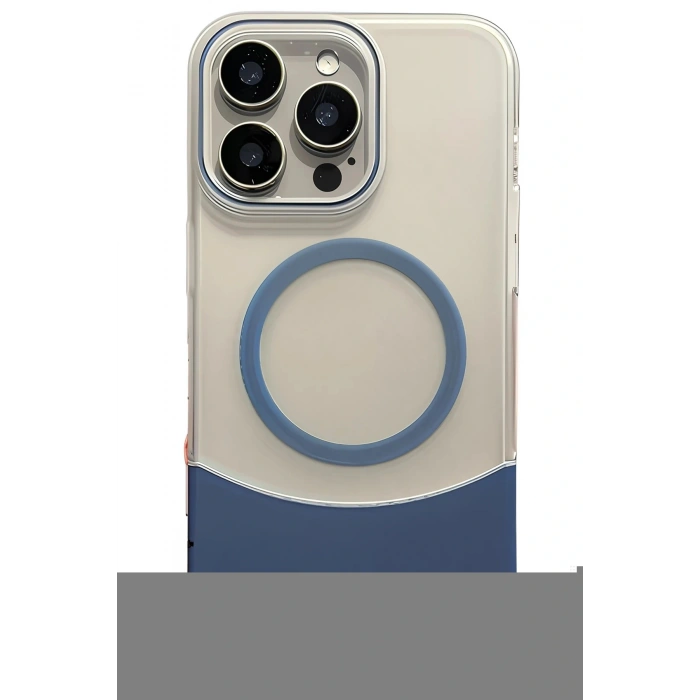 LitaeTrend Apple iPhone 16 Pro Max Velar Magsafe Kapak - Lacivert