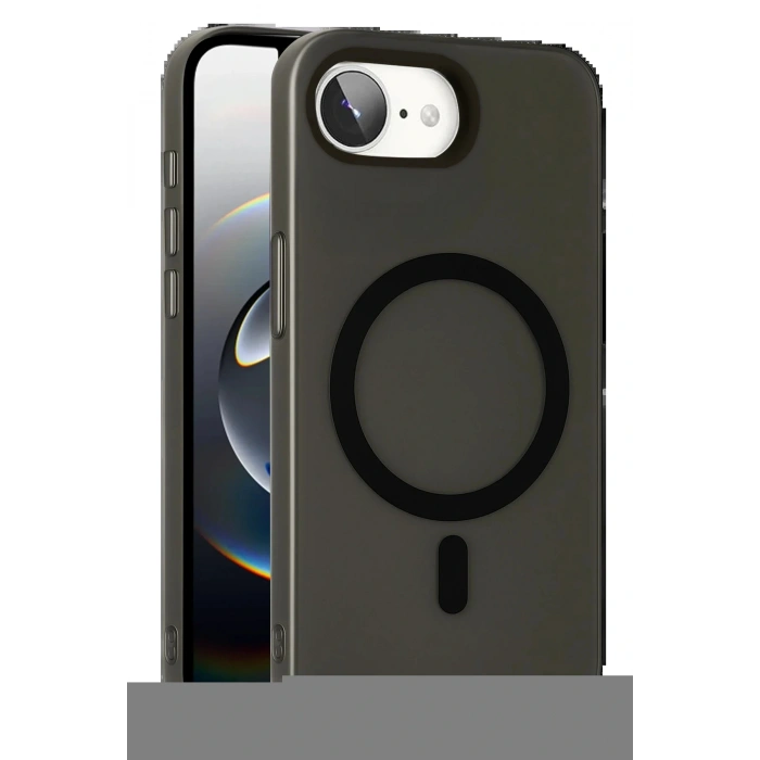 LitaeTrend Apple iPhone 16E Tuna PC Slim Magsafe Kapak - Siyah