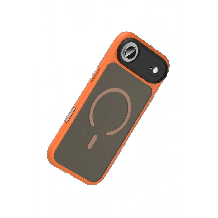 LitaeTrend Apple iPhone 17 Air Megane Magsafe Kapak - Turuncu