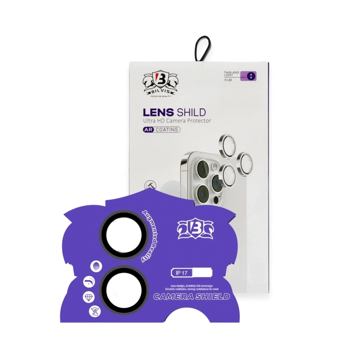 LitaeTrend Apple iPhone 17 Bilvis Titan Kamera Lens - Siyah