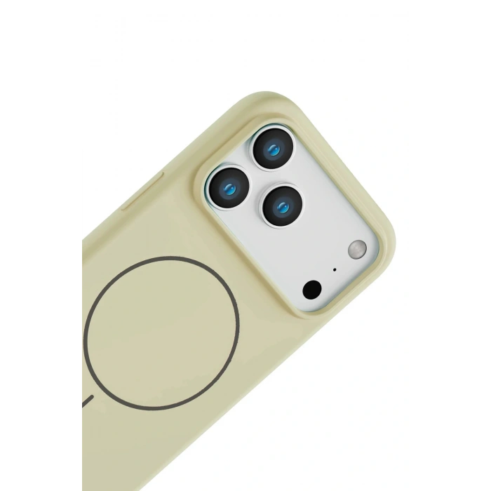 LitaeTrend Apple iPhone 17 Pro Jully Magsafe Kapak - Bej