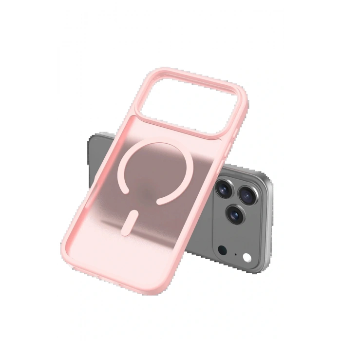 LitaeTrend Apple iPhone 17 Pro Max Jota Magsafe Kapak - Pudra