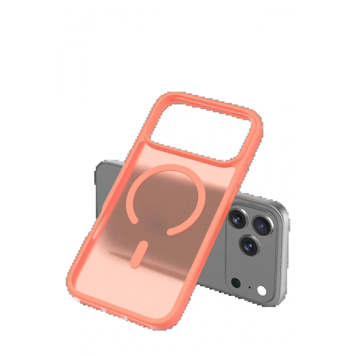 LitaeTrend Apple iPhone 17 Pro Max Jota Magsafe Kapak - Turuncu