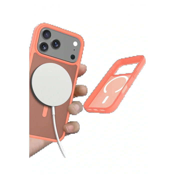 LitaeTrend Apple iPhone 17 Pro Max Jota Magsafe Kapak - Turuncu