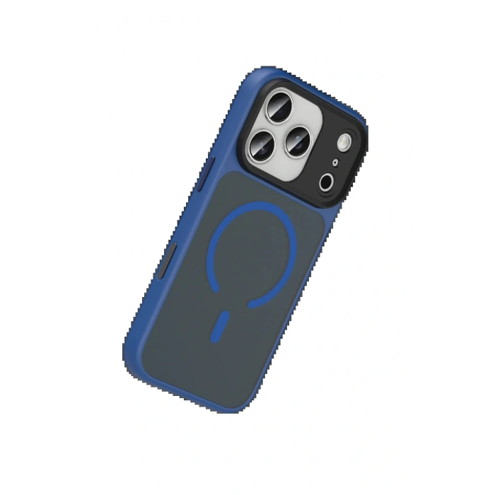 LitaeTrend Apple iPhone 17 Pro Max Megane Magsafe Kapak - Lacivert