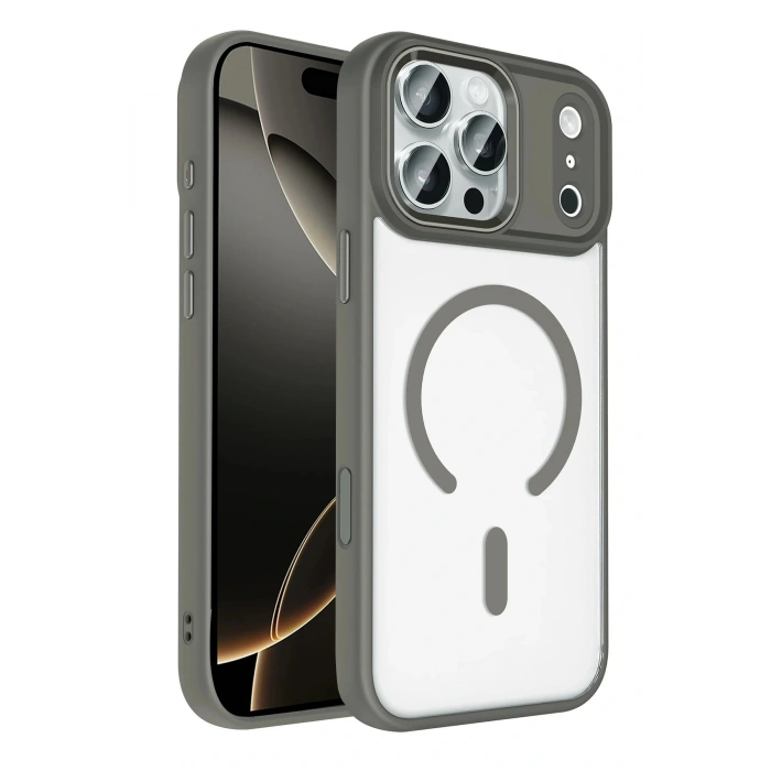 LitaeTrend Apple iPhone 17 Pro Max Terea Magsafe Kapak - Açık Mavi