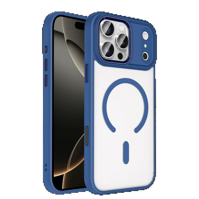 LitaeTrend Apple iPhone 17 Pro Max Terea Magsafe Kapak - Lacivert