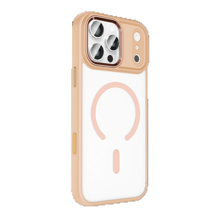 LitaeTrend Apple iPhone 17 Pro Max Terea Magsafe Kapak - Pembe