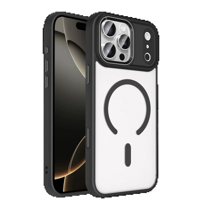 LitaeTrend Apple iPhone 17 Pro Max Terea Magsafe Kapak - Siyah