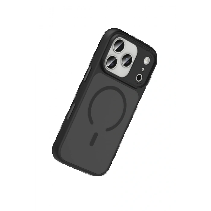 LitaeTrend Apple iPhone 17 Pro Megane Magsafe Kapak - Siyah