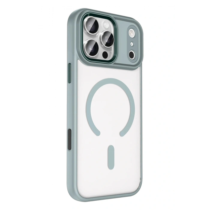 LitaeTrend Apple iPhone 17 Pro Terea Magsafe Kapak - Gri