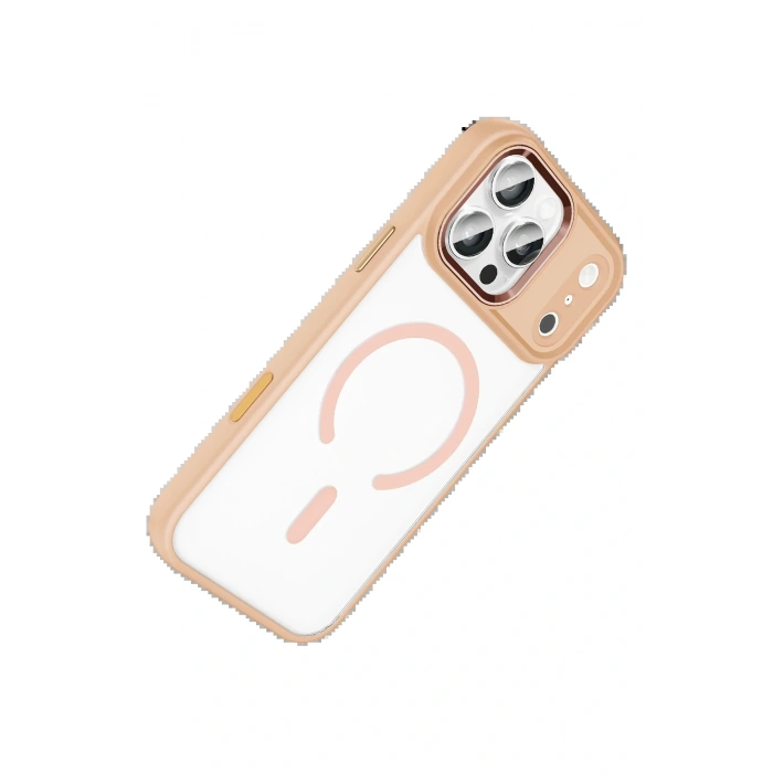 LitaeTrend Apple iPhone 17 Pro Terea Magsafe Kapak - Pembe