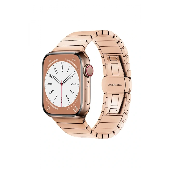 LitaeTrend Apple Watch 38mm KR413 Fine Steel Kordon - Rose