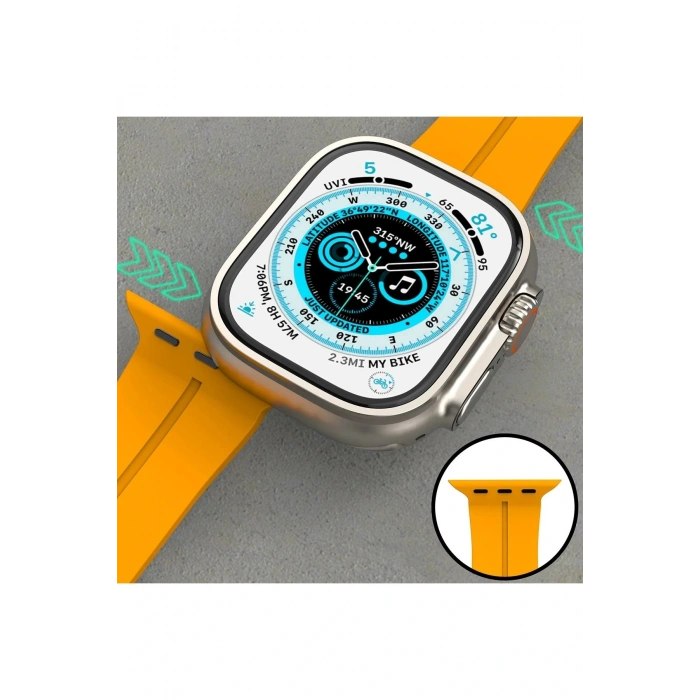 LitaeTrend Apple Watch 42mm KR412 Elegance Stylısh Kordon - Kırmızı