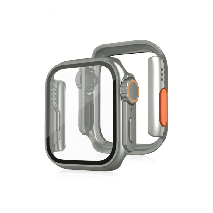 LitaeTrend Apple Watch 44mm Watch 49mm Kasa Dönüştürücü ve Ekran Koruyucu - Yıldız Işığı