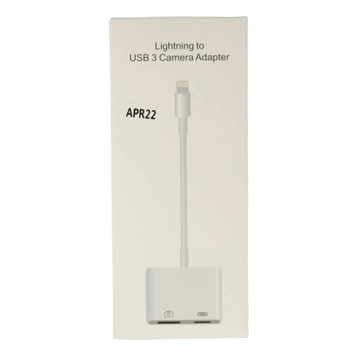 LitaeTrend APR22 Iphone Otg 2in1 - Beyaz