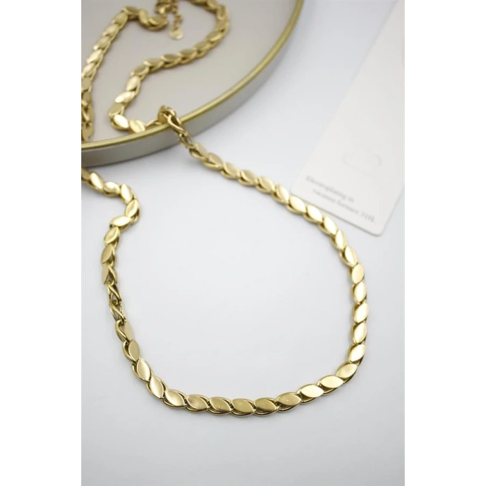 LitaeTrend Arpa Zincir Kolye - Altın