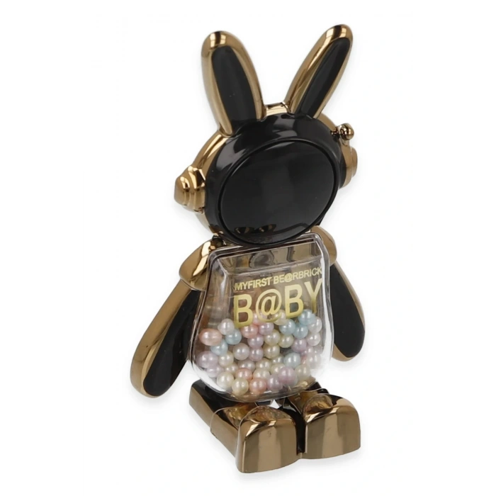 LitaeTrend Astro Stand Tavşan Astronot - Siyah