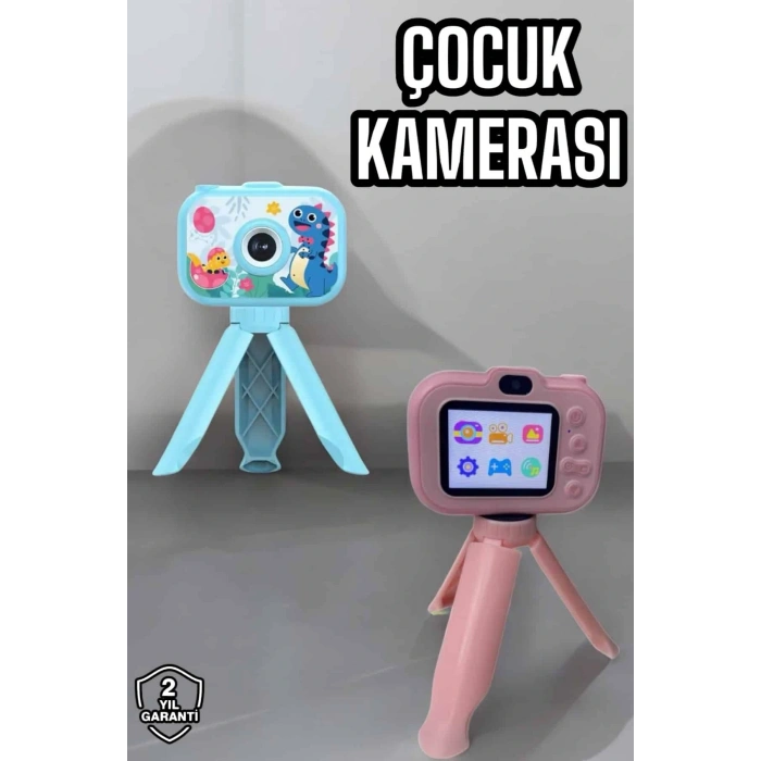 LitaeTrend Ayaklı Mini Fotoğraf Makinesi Çocuk Için Eğitici Video Kamera