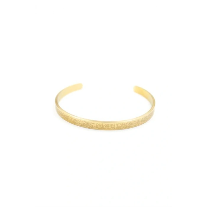 HERŞEYTREND Ayetel Kürsi Bilezik - Altın