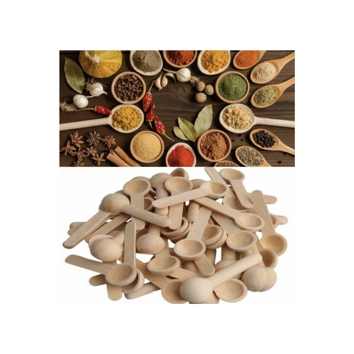 LitaeTrend Bambu Baharat ve Reçel Kaşığı 6 Adet