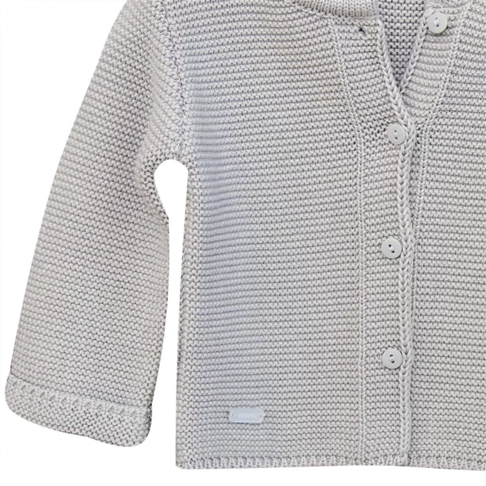 LitaeTrend Basic Bebe Ceket Grey Melange