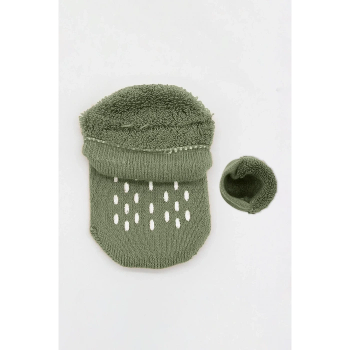 LitaeTrend Bistyle 2li Altı Havlu Sneakers Kaymaz Çorap 20501 Nil Bej