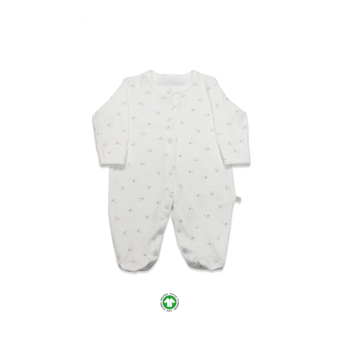 LitaeTrend Bistyle Grow İn Love Bebe Tulum 15103 Pembe Ekru