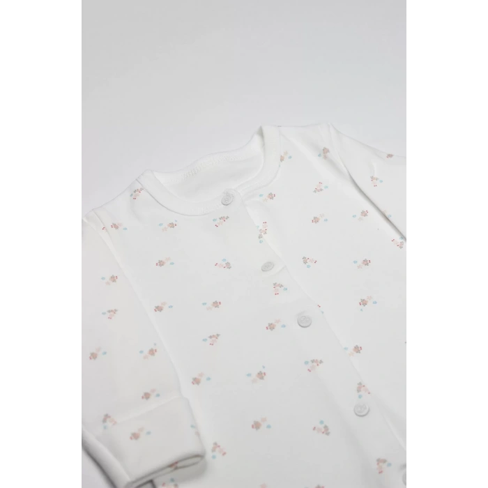 LitaeTrend Bistyle Grow İn Love Bebe Tulum 15103 Pembe Ekru